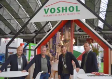 Lennert Bredemeijer, Jan Voshol, Wilco Voshol and André van der Vlist (Voshol Warmte-Elektrotechniek)